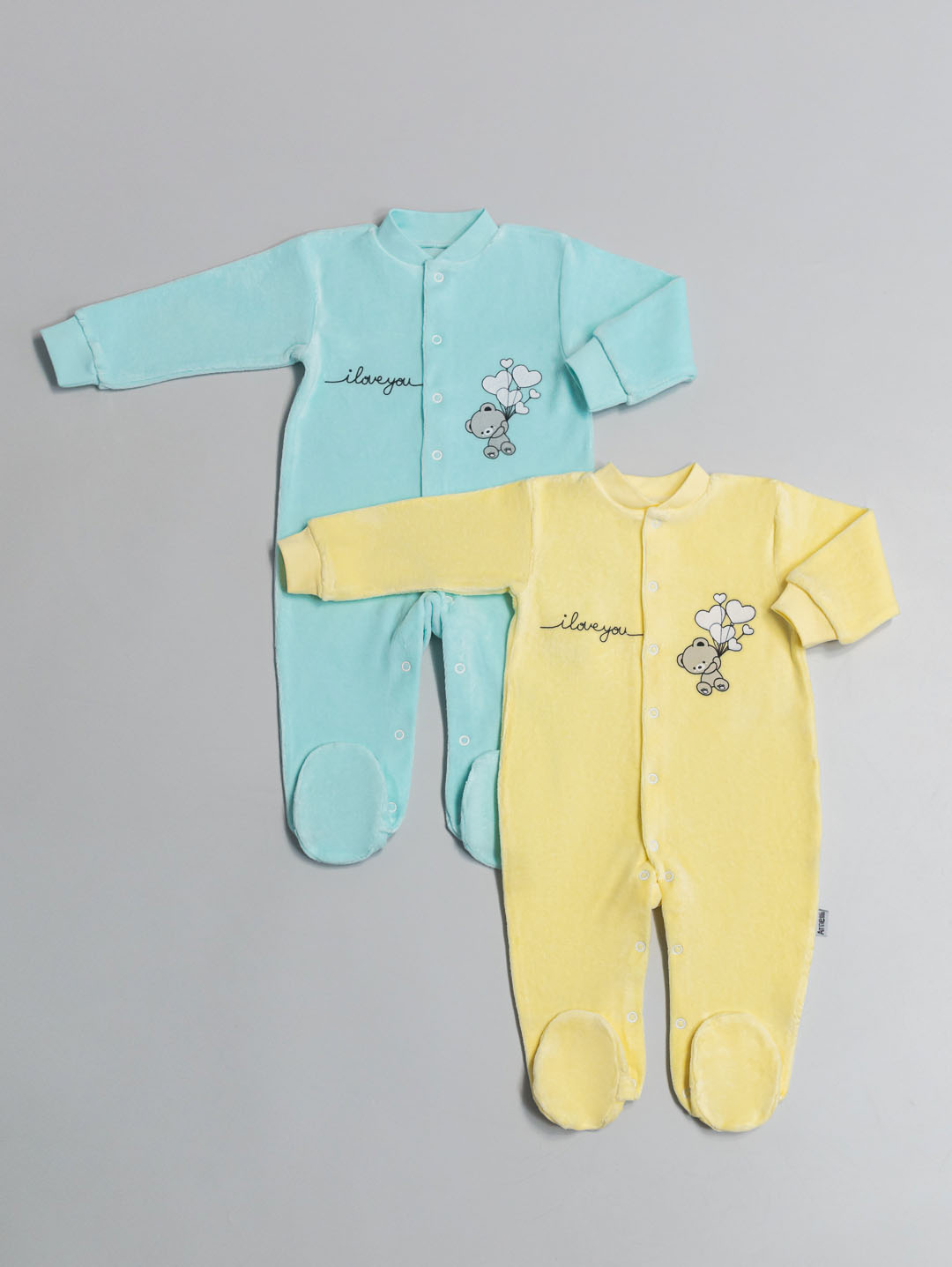 Мишка с сердечками Комбинезон Р62-80 КЛ.310.005.0.332.028