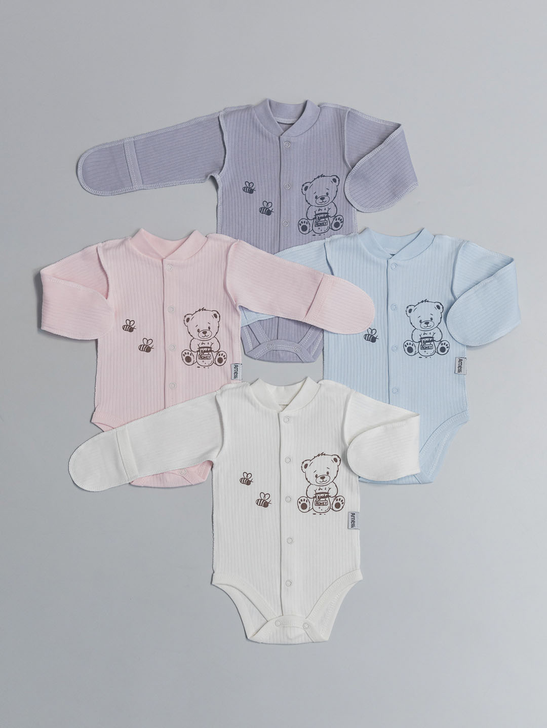 СЛАДКОЕЖКА Боди-кофта  Р68-80 КЛ.290.040.1.043.134