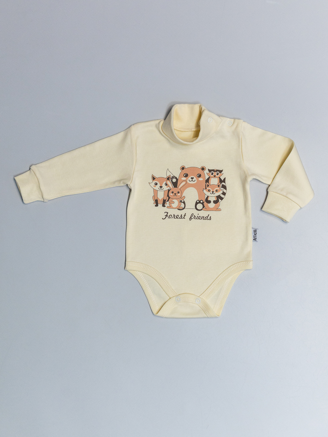 ЛЕСНЫЕ ДРУЗЬЯ Боди-водолазка 68-86 КЛ.290.046.0.369.005