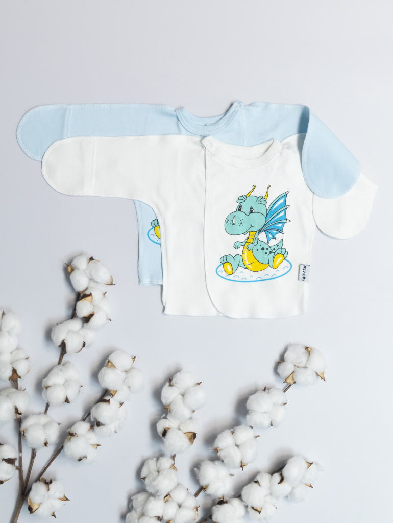 Динозаврики Распашонка Р 50-62 КЛ.110.008.0.178.005 Динозаврики Распашонка Р 50-62 КЛ.110.008.0.178.005