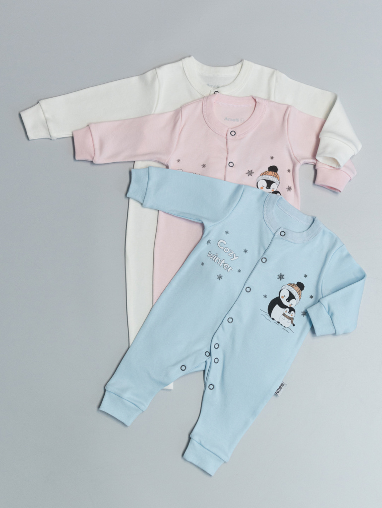 Пингвины Комбинезон Р62-80 КЛ.310.034.0.345.005 Пингвины Комбинезон Р62-80 КЛ.310.034.0.345.005