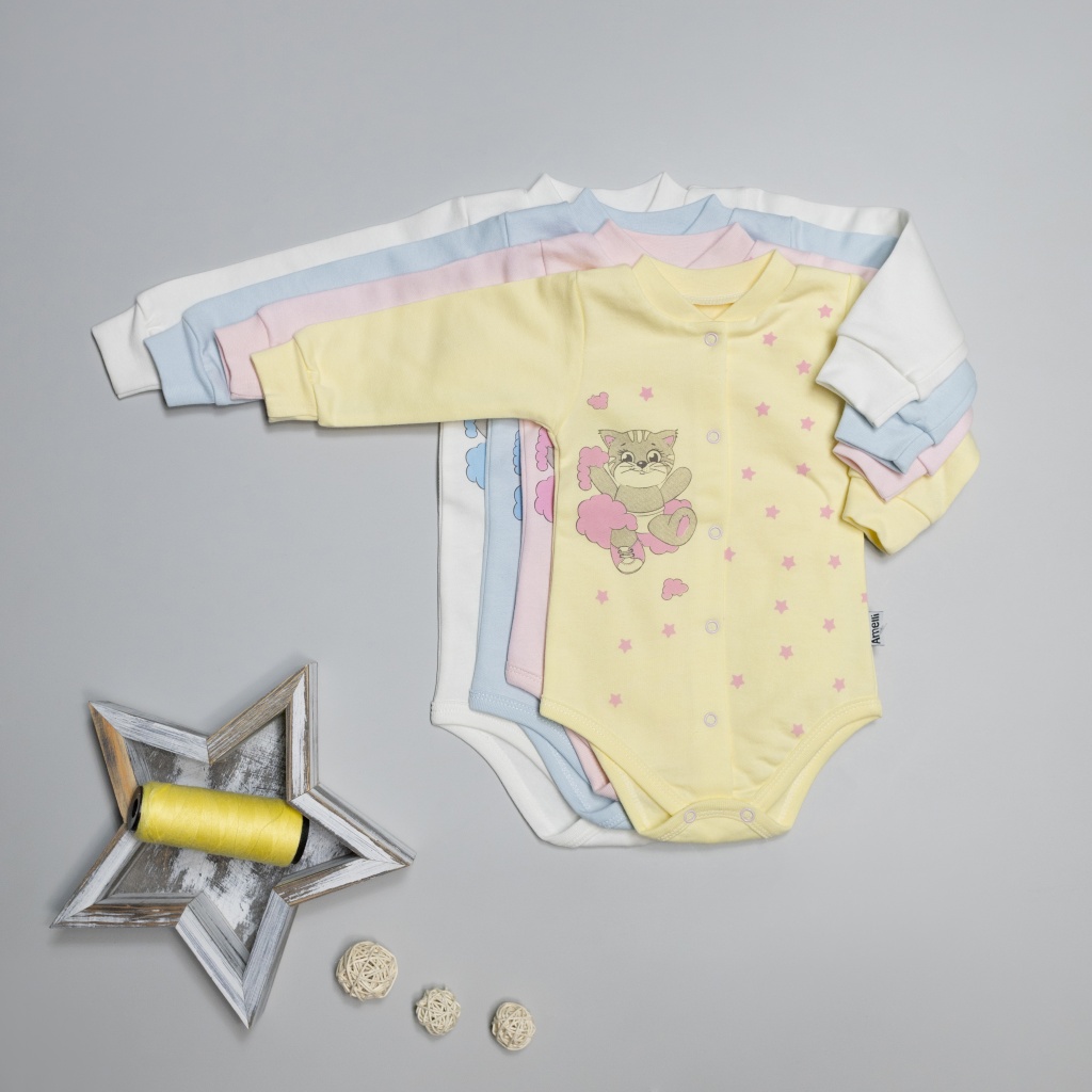 Звездный кот Боди-кофта Р68-80  КЛ.290.040.0.284.055
