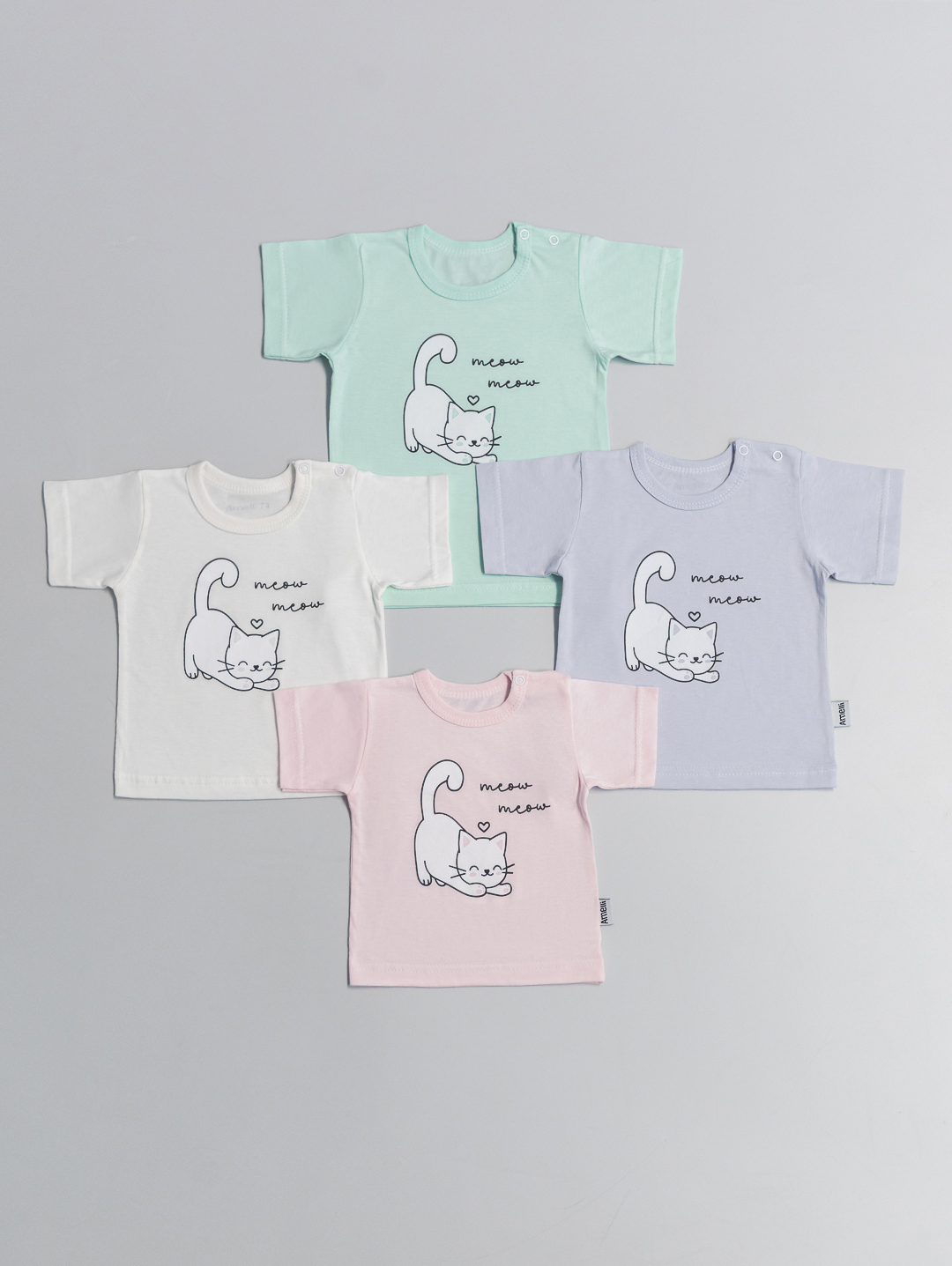Мяу-мяу Футболка Р68-86 КЛ.150.008.0.379.011