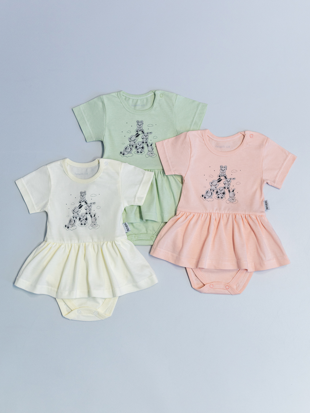 Веселушки Боди-платье Р62-80 КЛ.290.030.0.155.011 Веселушки Боди-платье Р62-80 КЛ.290.030.0.155.011